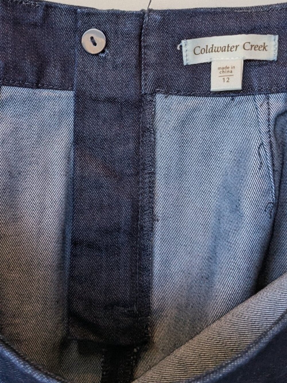 Coldwater Creek Stretch Denim Skirt - Picture 5 of 8